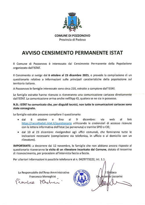 Censimento Permanente della Popolazione