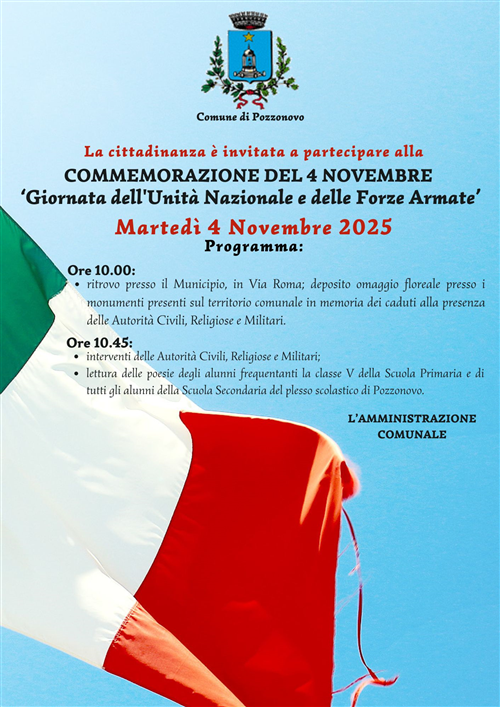 Commemorazione del 4 Novembre