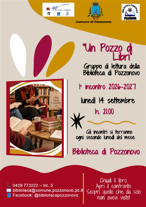 Un Pozzo di Libri _ Gruppo di lettura della Biblioteca di Pozzonovo
